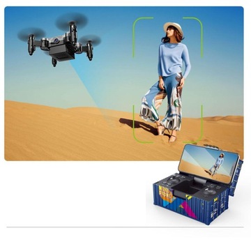 Складной мини-дрон для детей с камерой 720P RC Quadcopter Drone