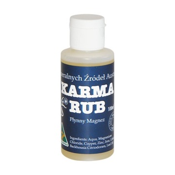 Magnez w Płynie Naturalny Magnez Butelka Krople 100 ml Karma Rub