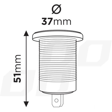Встроенное автомобильное зарядное устройство USB 3.0 USB-C.