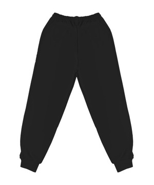 ТОНКИЕ СПОРТИВНЫЕ БРЮКИ 122 ДЛЯ ДЕТЕЙ, МАЛЬЧИКОВ, ДЕВОЧЕК, ЧЕРНЫЕ