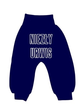 Spodnie bawełniane bezuciskowe NIEZŁY URWIS 92