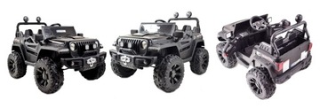 Mega Dżip Off Road 4x4, мягкие колеса, мягкое сиденье, функция качания, k