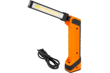 LATARKA AKU SKŁADANA 5W+1W+UV MAGNETYCZNA C6824