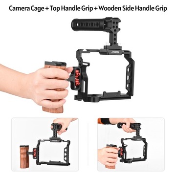 Комплект клетки Andoer из алюминиевого сплава с верхом