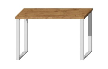 Biurko SARA LOFT WHITE 100cm nogi metal - lancelot