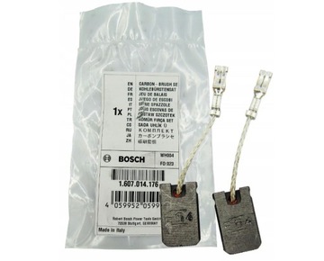 BOSCH SZCZOTKI WĘGLOWE GWS 9 14 CE CI CIE GWS 11 1000 CE GWS 7 10 ORYGINAŁ