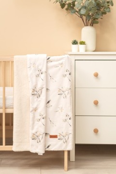 ПЛЮШЕВОЕ ОДЕЯЛО ОЛИВКОВОЕ 80x100