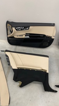 TAPICERKA FOTELE MERCEDES CL W216 ŁADNA