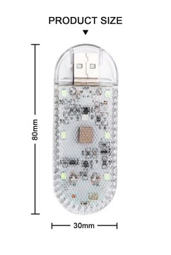BLALION 1 шт. Сенсорный светильник Мини Беспроводная автомобильная потолочная лампа для чтения
