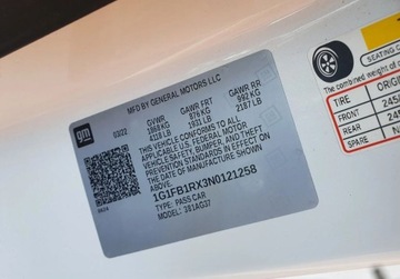 Chevrolet Camaro VI 2022 Chevrolet Camaro Zarejestrowany Serwis GetHelp 2.0 Benzyna 275KM, zdjęcie 24