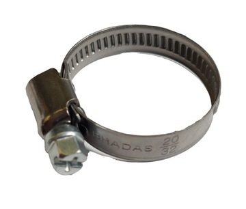 OPASKA ZACISKOWA ŚLIMAKOWA NIERDZEWNA 20-32mm