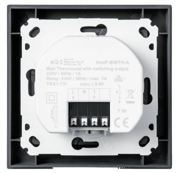 Termostat ścienny do SmartHome inteligentnego domu HOMEMATIC IP HmIP-BWTH-A