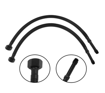 Wężyki do baterii wody CZARNE BLACK M10 3/8 60cm