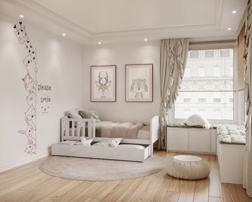 Детская кровать 160х80 белая OLAF