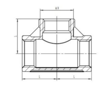 ТРОЙНИК GW, КИСЛОТОСТОЙКИЙ, НЕРЖАВЕЮЩИЙ НЕРЖАВЕЮЩИЙ, 33,7 ММ 1