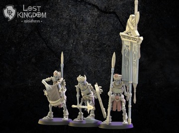 Hurus Spearmen CG - Lost Kingdom - Minifaktura