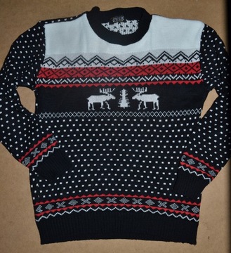139^ świąteczny sweter Renifer _S_