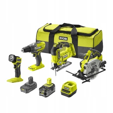 Дрель RYOBI ЛОБЗИОН +5Ач +2Ач СУМКА