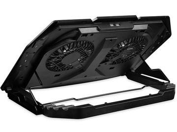 ОХЛАЖДАЮЩАЯ ПОДСТАВКА ДЛЯ НОУТБУКА MC-CF21 RGB ПОДСВЕТКА МОЩНОЕ ОХЛАЖДЕНИЕ