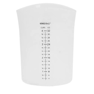 Kubek pomiarowy naczynie pomiarowe kubek silikonowy z miarka 1000 ml