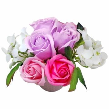 Букет мыльных цветов, композиция, центральное украшение, мыльные розы, ПОДАРОК, подарок