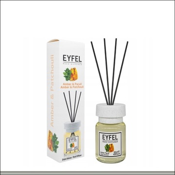 AMBER & PATCHOULI EYFEL - ZAPACH DO DOMU PATYCZKI 120ml