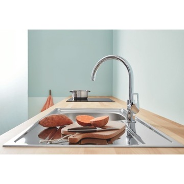 BATERIA KUCHENNA STOJĄCA GROHE BAULOOP CHROM