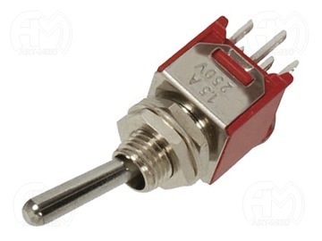 Przełącznik dźwigniowy 3-poz. ON-OFF-ON TS-40T-TS5