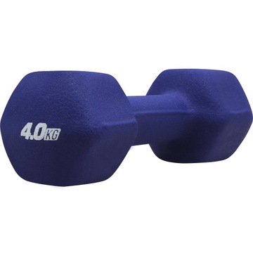PLATINUM FITNESS HANTLA NEOPRENOWA NEOPREN 4 kg HANTELKA DO ĆWICZEŃ