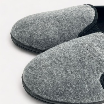 Pánske papuče teplé šedé 40