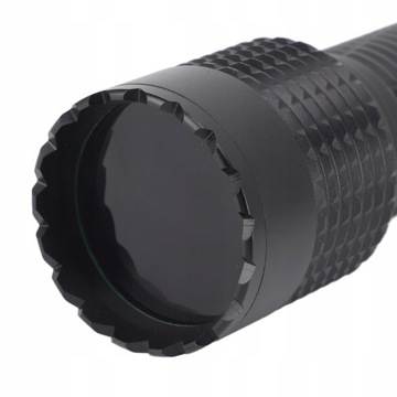 Светодиодный УФ-фонарик черного цвета с длиной волны 365 нм и мини-фильтром для обнаружения УФ-излучения