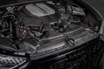 AUDI RS7 C8 4.0TT Черная карбоновая крышка двигателя матовая EVENTURI