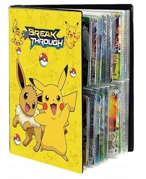 Папка для альбомов Pokemon Class Binder, 240 карточек Пикачу + 30 карточек в подарок в подарок