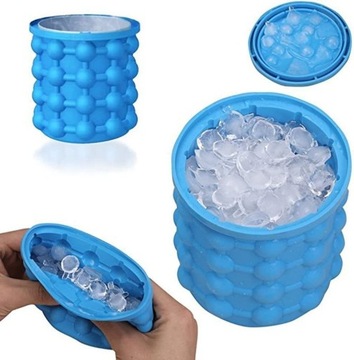 Ice Genie Ice Cube Maker, silikonowe formy do