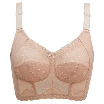 Women Wireless Minimizer Bra Full Coverage Lace Em