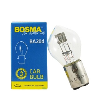 BOSMA ŻARÓWKA 12V 35/35W BA20D S2 MOTOCYKL