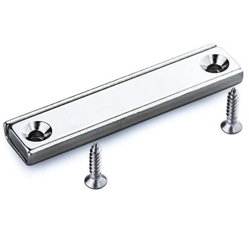 ДЕРЖАТЕЛЬ НЕОДИМОВОГО МАГНИТА В КОРПУСЕ 60х13,5х5мм, HUNTER, ВМЕСТИМОСТЬ 12КГ - 5 ШТ.