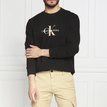 Calvin Klein Jeans bluza męska czarna J30J322462-BEH XL