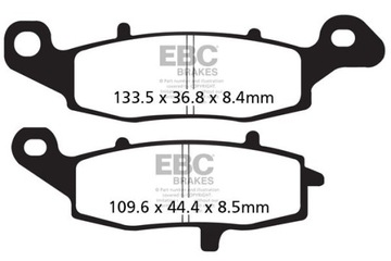 Klocki hamulcowe EBC FA229V V-PAD (kpl. na 1 tarcz