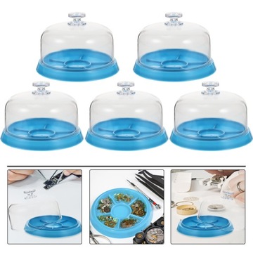 Мини-ящик для инструментов, крышка деталей для часов, пластиковый поддон