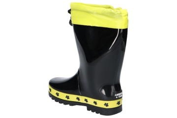 БОТИНКИ ДЕТСКИЕ ВОДОНЕПРОНИЦАЕМЫЕ С РЕЗИНКОЙ AMERICAN KAL22 ЧЕРНЫЕ 32