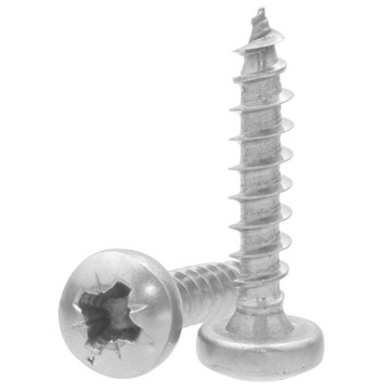 WKRĘTY DO DREWNA SOCZEWKOWE 4,5X12 NIERDZEWNE 10SZ