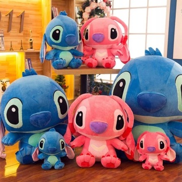 ПЛЮШЕВАЯ ИГРУШКА-ОБЪЯВЛЕНИЕ ЛИЛО И СТИЧА РОЗОВЫЙ МЕДВЕДЬ УОЛТ ДИСНЕЙ 45см ХИТ