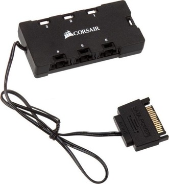 CORSAIR RGB FAN LED HUB CYFROWY REGULATOR WENTYLATORÓW