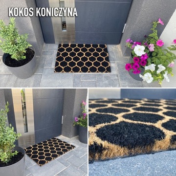 Толстый кокосовый коврик для улицы 40x60 MIX