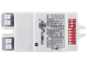 Mikrofalowy czujnik ruchu światła LED MC030S-L 220-240V AC 5,8GHz