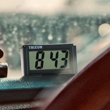 przenośny zegar samoprzylepny zegarek samochodowy