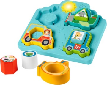 FISHER-PRICE головоломка інтерактивна пазли транспортні засоби і форми звук HRP31