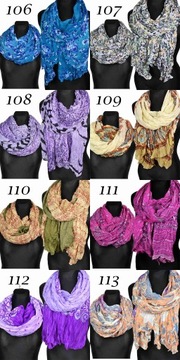 Большой, НЕЖНЫЙ ШАРФ, женский шарф, разноцветные цветы