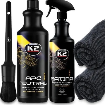 ZESTAW DO PIELĘGNACJI WNĘTRZA K2 APC + SATINA